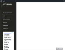 Tablet Screenshot of idoghana.com